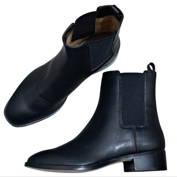 J. Crew Chelsea Boots Gothic Streetwear Size 6 Black - Picture 7 of 14